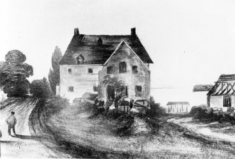 The mill according to a drawing by J. Dunford