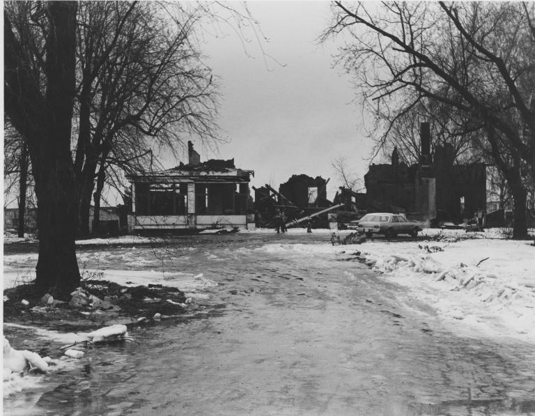 Ogylvie Manor after the fire