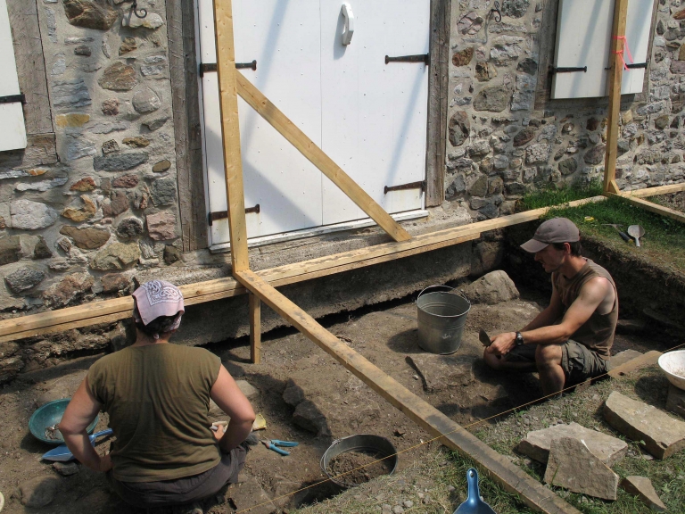 Archaeological dig, August 2010 