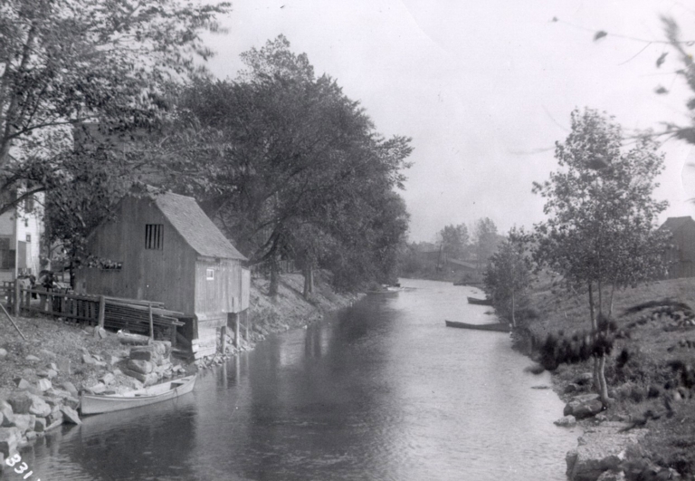   Entrance of the Old Canal, October 16, 1907