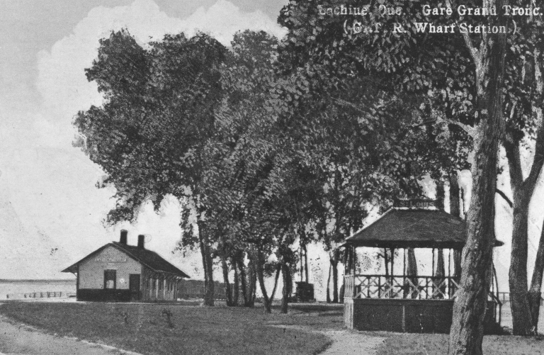 Lachine pier station, 32nd Avenue, about 1920