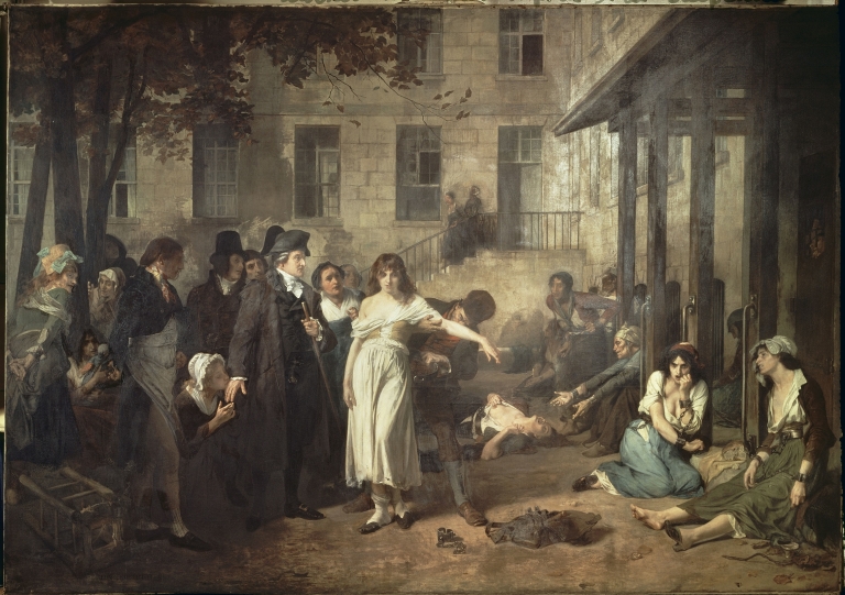 Dr. Philippe Pinel at La Salpêtrière  