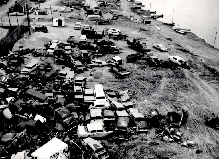Municipal waste disposal site near Parc Arthur-Therrien
