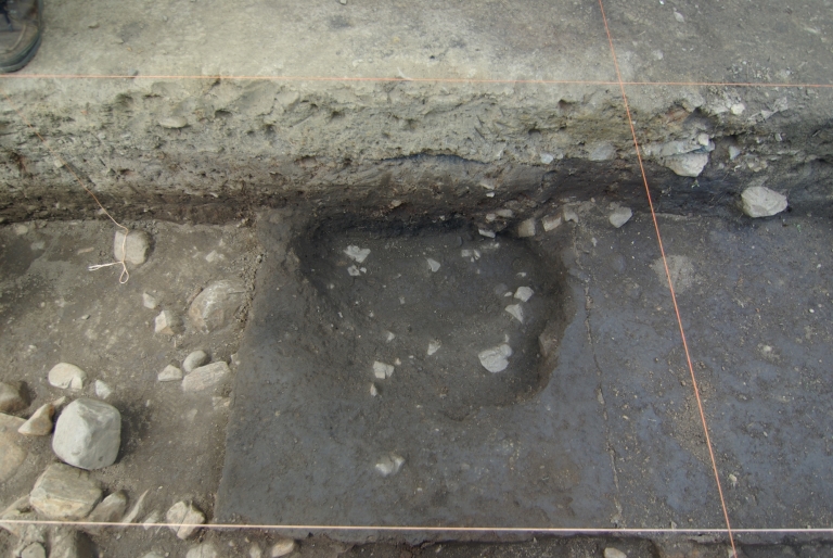 Pre-historic fireplace discovered during 2016 summer